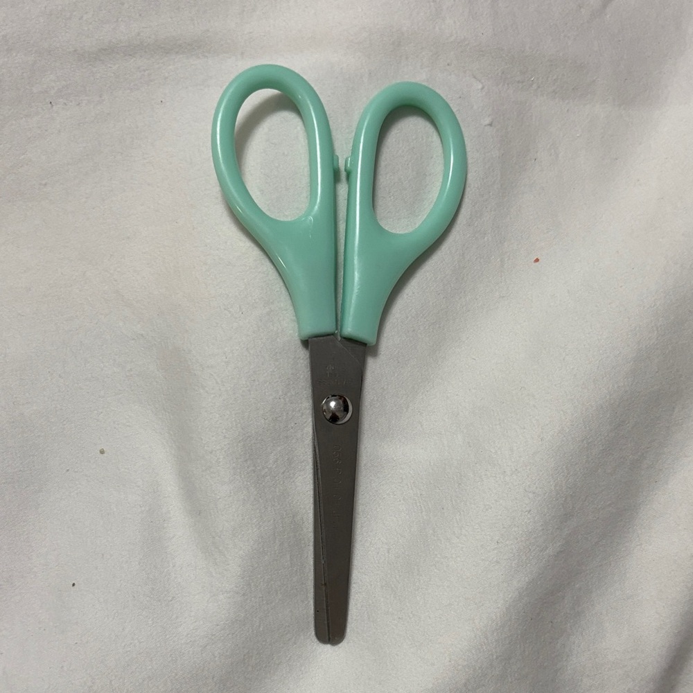 Mint Green and Silver Scissors